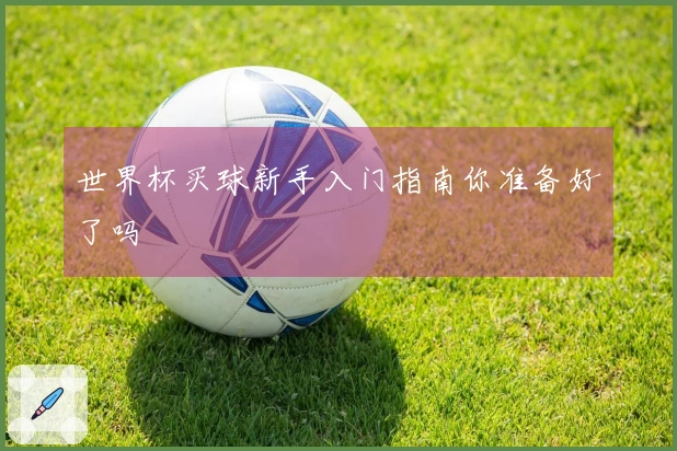 世界杯买球新手入门指南你准备好了吗