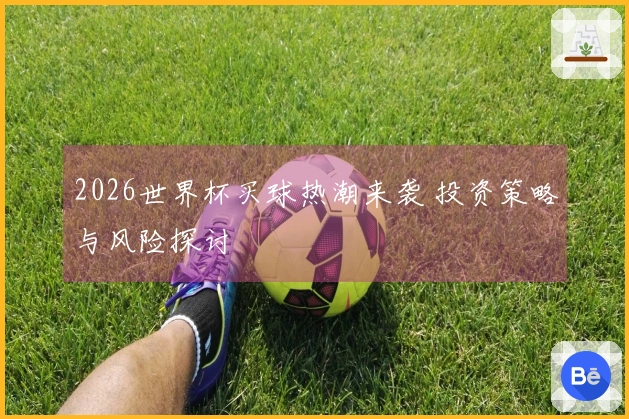 2026世界杯买球热潮来袭 投资策略与风险探讨